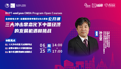 孙立坚：握紧四张牌，迎接三大冲击常态化下的机遇和挑战