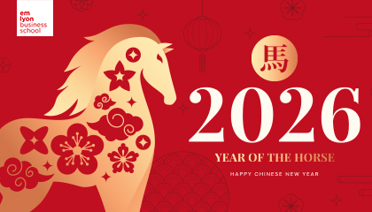 法国里昂商学院中国华北、华东、华南学生校友会携手送上2026年马年新春祝福
